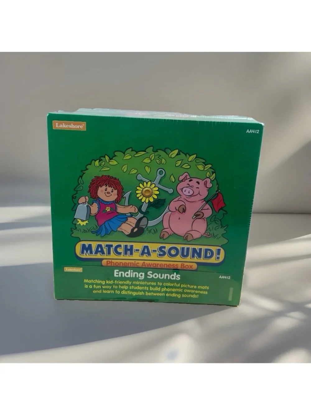 Lakeshore Match‑A‑Sound AA412 Ending Sounds Miniatures Set -phonemic New Sealed
